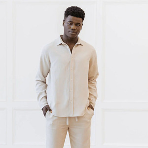 Faites votre propre logo Chemises décontractées pour hommes à bas prix Meilleures ventes Chemises décontractées pour hommes de haute qualité - Product Image 3