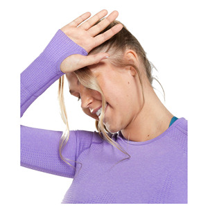 Camiseta Deportiva de Compresión para Mujer, Manga Corta, Ligera, Transpirable, de Secado Rápido, Diseño Personalizable, para Gimnasio, Fitness, Running, Atletismo - Product Image 6