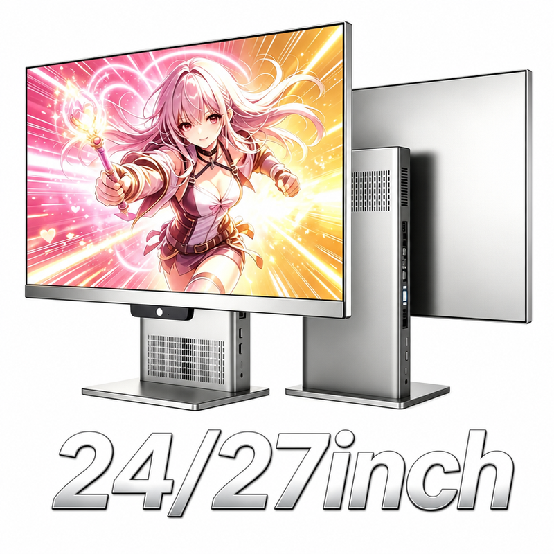 <strong>2026</strong> NEW Design 24/27 Inch 1080P 8GB RAM 256GB SSD IPS Lifting Rotating Stand Touch Screen Desktop LCD <strong>All</strong>-<strong>in</strong>-<strong>one</strong> <strong>Pc</strong>