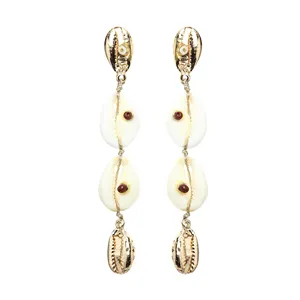 Handmade Earrings / Shell Earring / Party Wear Earring For Women And Girl Online - Shj-7223