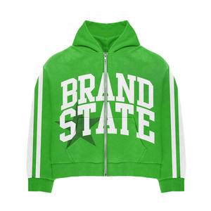 Vintage personalizado ácido lavado sol desvanecido pulóver Streetwear Casual desgastado bordado Sudadera con capucha Flare pantalón de talla grande invierno - Product Image 2