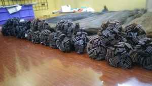 Extensiones de Cabello Humano Virgen Remy 100% Natural, Ondulado Liso Sedoso, de la India, con Doble Trama, de la Mejor Calidad - Product Image 2