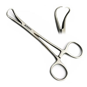 Instruments dentaires en acier inoxydable de haute qualité, pince à serviette Backhaus 11 cm, forceps manuel, saisir les tissus, réutilisable - Product Image 1