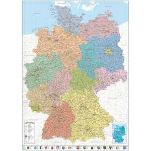 Mapa de Alemania XXL, Póster de 100x140 cm, Mapa del Mundo Rascable Político para Viajeros - Product Image 4
