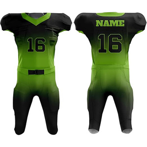 Uniforme de football américain personnalisé, grande taille, antibactérien, séchage rapide, graphismes sublimés, numéros en twill, maille respirante - Product Image 5