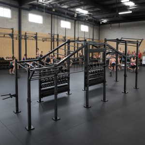 Nouveau Système de Rig et de Rack Autoportant Français 11 pour Squats et Presses avec Barre pour CrossFit et Entraînements de Force - Product Image 3