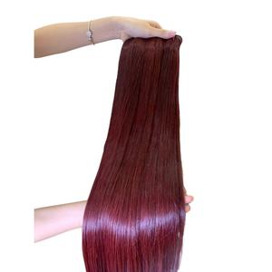 Extensiones de cabello Super saludable virgen grueso un donante hueso recto Super sedoso brillante Extensiones de Cabello 100% puro vietnamita cabello crudo Bob peluca tejido - Product Image 4