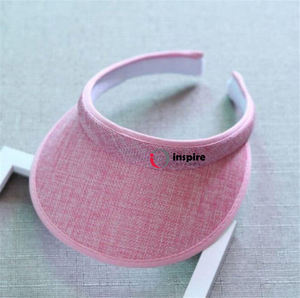 Wholesale Custom Logo Embroidered Unisex Plain Tennis Hat Sun Visor Cap Empty Top Running Hat Tennis Cap by Inspire Apparel - Product Image 5