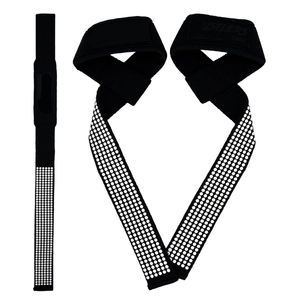 Correas de Levantamiento con Logotipo Personalizado en Gel, Antideslizantes, para Entrenamiento de Peso Muerto, Agarre para Gimnasio, Correas de Muñeca Resistentes para Levantamiento de Pesas - Product Image 1