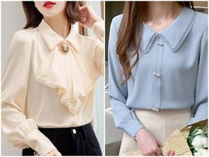 Haute Qualité-Coton À Manches Courtes-Chemise Habillée Pour Femmes Sans Taxe Bon Prix-Chemises Habillées Fabriquées au Vietnam - Product Image 4