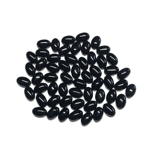 AAA Grade 4x5mm Calibré Ovale Onyx Cabochon IGI Certifié Naturel Semi-Précieux Noir Onyx Gemme Dos Plat En Gros En Vrac - Product Image 4