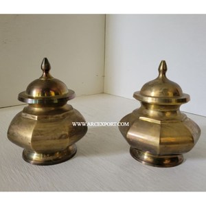 กระถางขิงฝาแหลม ลายสติกเกอร์หินธรรมชาติ ทำด้วยมือ ใช้ตกแต่งบ้าน ภาชนะใส่ของในครัว - Product Image 4