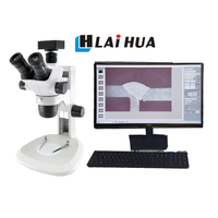 Welding Penetration Stereo Microscope Metallographic Microscope with Image Analysis Software and Computer for Petrochemic