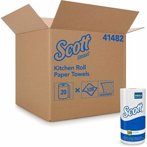 Scott 1-Ply <b>Paper</b> Towel Roll, 128 Sheets/Roll, 20 Rolls/Case (41482) - Product Image 6