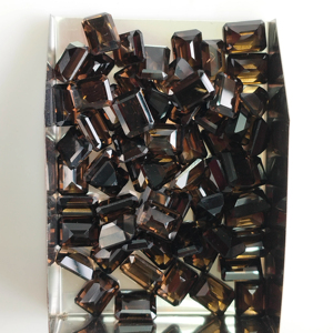 Cuarzo Ahumado Natural, Corte Octogonal de 8x6 mm, Piedra Preciosa Suelta de la Mejor Calidad para la Fabricación de Joyas - Product Image 4