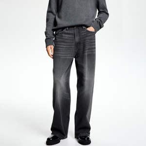 กางเกงยีนส์ของผู้ชายกางเกงยีนส์ลำลองทรงหลวมไซส์ใหญ่พิเศษระบายอากาศได้ดี - Product Image 1