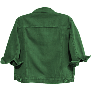 Nouvelle veste en jean d'hiver pour femmes de qualité supérieure coupe-vent en polaire épaisse chaude à la mode veste décontractée à col en fourrure Style vintage - Product Image 2