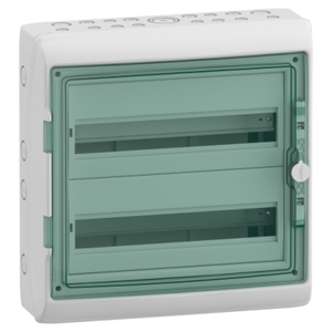 Per SCHNEIDER ELECTRIC 13434 Kaedra Contenitore Modulare per Dispositivi 2 X 18 Moduli 2 Blocchi Terminali - Product Image 1