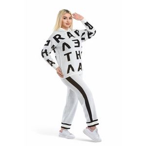 ชุดสูทลายตัวอักษรมีฮู้ดสำหรับผู้หญิงสินค้าขายดี - Product Image 5