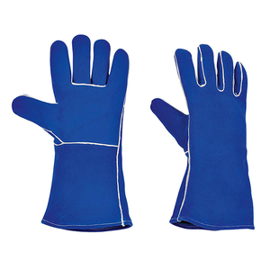 Guantes de soldadura de cuero al por mayor profesional con buen precio/guantes de soldadura transpirables de alta calidad para unisex - Product Image 3