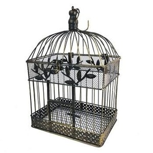 Cage à oiseaux en métal fabriquée à la main Durable suspendu maison à oiseaux cage à oiseaux en fer décorative pour balcon de jardin extérieur et utilisation intérieure - Product Image 6