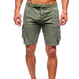 Pantalones cortos cargo con logotipo personalizado a la moda, pantalones cortos de chándal de algodón de secado rápido para gimnasio, pantalones cortos cargo transpirables para hombres, OEM, 2024 - Product Image 2