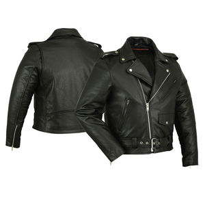 Chaqueta de Motociclista de Cuero de Primera Calidad, Chaqueta de Moto con Protección para Hombre, Chaquetas de Cuero para Motociclismo Nuevas y Modernas - Product Image 1