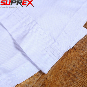 Uniforme de Jiu-Jitsu pour enfants, blanc, respirant, 100% coton, léger, ensemble d'entraînement d'arts martiaux unisexe - Product Image 3