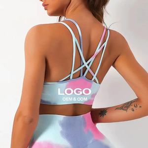 Sujetador deportivo personalizado al por mayor para mujer con cierre frontal, a prueba de golpes, push-up, para fitness y running, ropa deportiva - Product Image 4