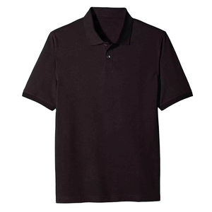 Nouveau polo à manches courtes pour homme de haute qualité en coton polyester respirant avec col tournant personnalisé grande taille - Product Image 1