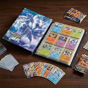 432-Piece Pokmon Album RFID Protected PU Leather <b>Holder</b> for Credit Cards Passports Business Cards <b>ID</b> Cards Documents RFID - Product Image 2