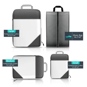 Juego de bolsas de equipaje personalizadas de diseñador original Organizador de viaje duradero y elegante con accesorio de cierre de cremallera - Product Image 6