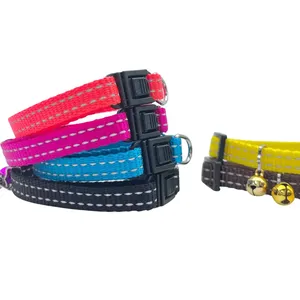 advanced breakaway safety reflective collar with bell for cat - Product Image 2