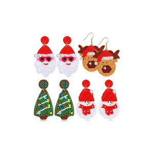 Nouvelle mode boucle d'oreille de Noël bijoux belle conception boucles d'oreilles pour les femmes acheter maintenant au meilleur prix - Product Image 5