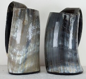 Taza de cuerno de bebida Vikingo, copa de buey hecha a mano, bebida de hidromiel y cerveza como héroes de Juego de Tronos con esta gran cerveza - Product Image 6