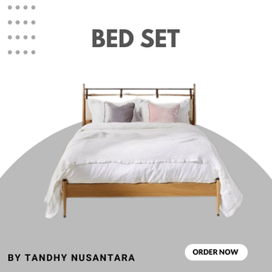 Mobilier moderne et design en bois de chêne massif pour chambre à coucher cadre de lit en bois pour grand lit ensemble de chambre à coucher lits en bois produit de luxe - Product Image 5