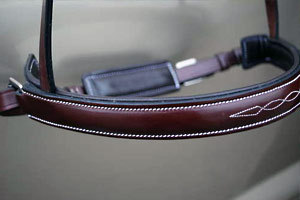 Bride de cheval avec bande de front de mode Bride de haute qualité avec bande de front exclusive NEW Horse Black fantaisie Leather Bridle - Product Image 6