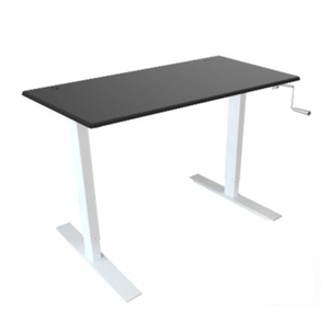 SMARTDESK Y Home <b>Desk</b> in Black Durable Metal Construction - Product Image 1