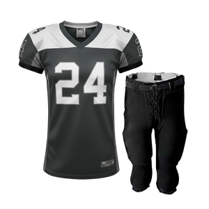 Maillot de football américain personnalisé pour adultes, uniforme de match de ligue avancée, 245GSM polyester respirant, vêtements de sport - Product Image 3