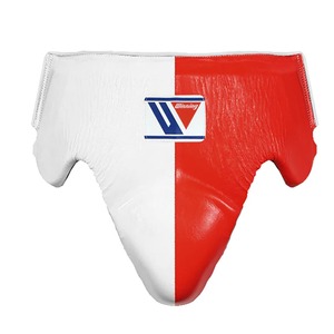 Ensemble de gants de boxe en cuir rouge/blanc en cuir de vachette véritable professionnel nouveau Kit de Sparring complet gagnant tête aine coup de pied boxe - Product Image 4