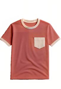 T-shirt pour homme 100% coton, col rond, coupe classique, haute qualité, tendance, 260 grammes, manches courtes, décontracté, motif uni, tricoté, vierge - Product Image 2