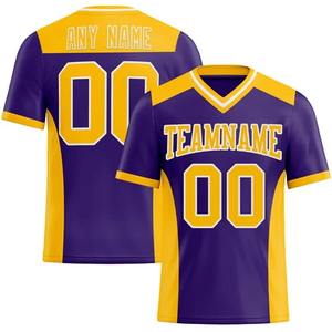 Green Blue Custom <b>Football</b> Jersey Mens Sublimated V Neck Short Sleeve Team Uniform Logo Name Number Option Breathable Mesh - Product Image 5