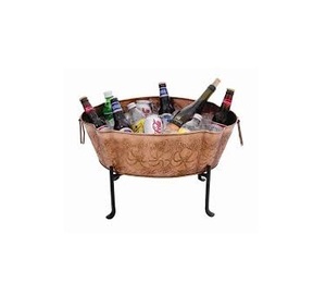 Large Size 2-Tier Copper Beer Bottle Tub with Pure Iron Stand Restaurant and Barware Accessories Metal <b>Material</b> - Product Image 5
