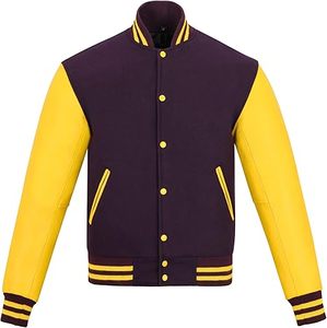 Chaqueta Deportiva de Invierno para Hombre, Cálida y Cómoda, con Cuello Alto, Logotipo Frontal, Resistente al Viento, Transpirable, de Secado Rápido, Poliéster/Algodón - Product Image 1
