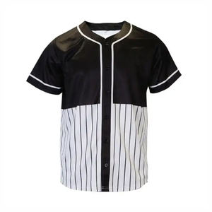 Camiseta de Béisbol Personalizada de Alta Calidad para Hombre, Cuello en V, Secado Rápido, Bolsillos, Diseño Personalizado, Multicolor, Antibacteriana, Transpirable - Product Image 1