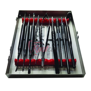 Venta caliente Rootcare Black Coated Dental Micro Oral Surgery Kit Acero inoxidable Castroviejo Dental Set Manual Quirúrgico - Product Image 6