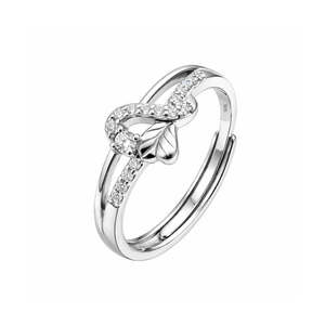 Anillo Zarkan de Plata de Ley con Diseño Animal, Bañado en Rodio, con Granate y Ópalo Corte Pera, para Uso Diario - Product Image 3