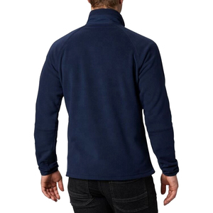 แจ็กเก็ตซิปหน้าแขนยาวผ้าฟลีซขั้วโลกสำหรับผู้ชายผ้าโพลีเอสเตอร์100% ออกแบบโลโก้ได้ตามต้องการสำหรับฤดูหนาว - Product Image 3