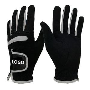 Guantes de Golf transpirables de fibra con logotipo personalizado barato profesional, guantes de Golf antideslizantes duraderos para mano izquierda para hombres - Product Image 6