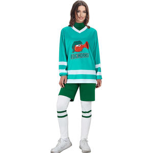 Full Sleeves Girls Oversized Ice Hockey Uniforms Customized Unique Style High Quality Sports Uniforms Complete Sets for Hot Sale - Product Image 5